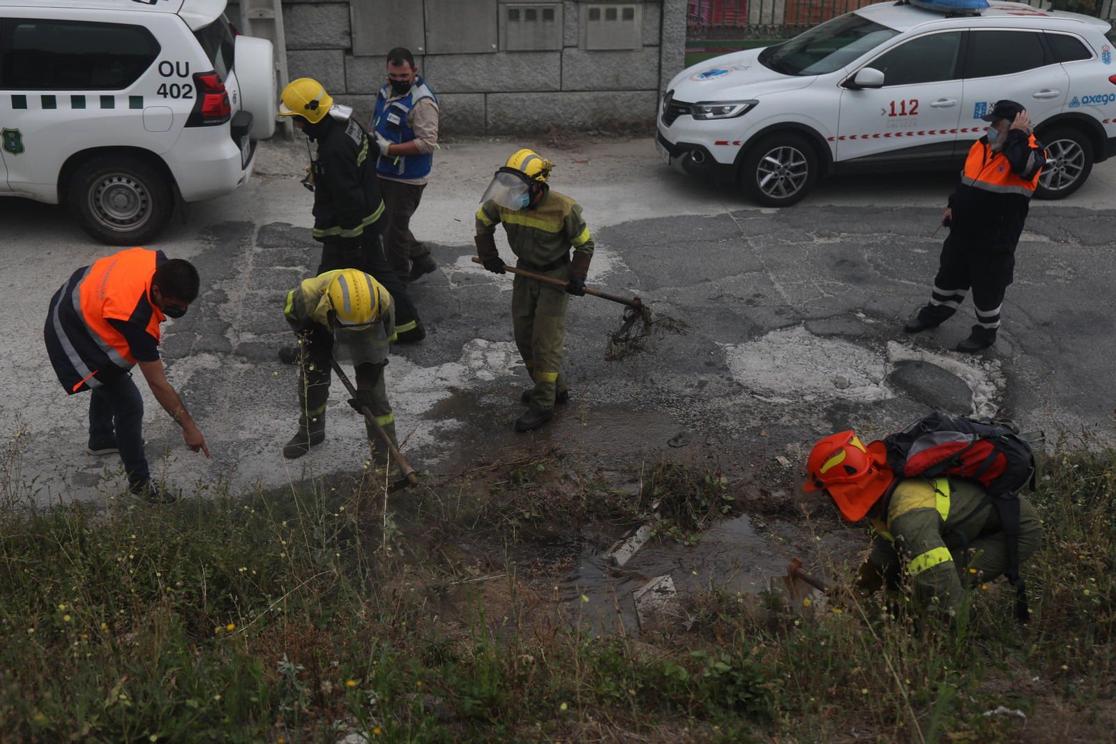 Incendio en Barbadás.
