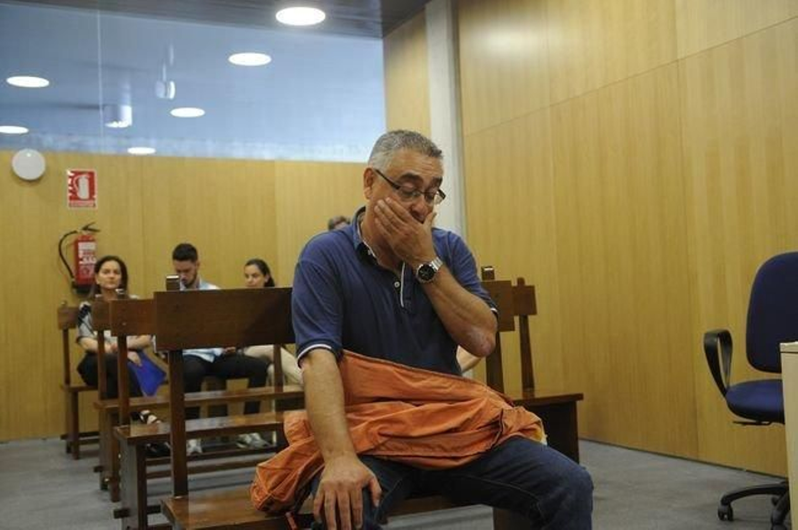 El farmacéutico Juan Luis Lamas Rey en el banquillo.