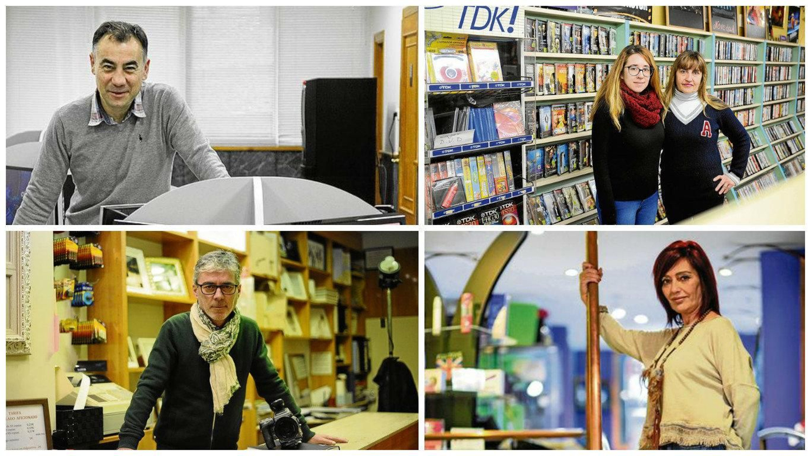 Los protagonistas de los cuatro negocios de antes que viven a día de hoy.