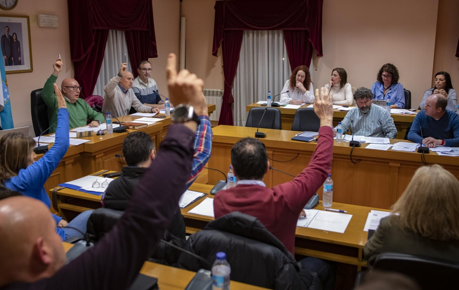 El pleno de Barbadas celebrado el 12 de enero