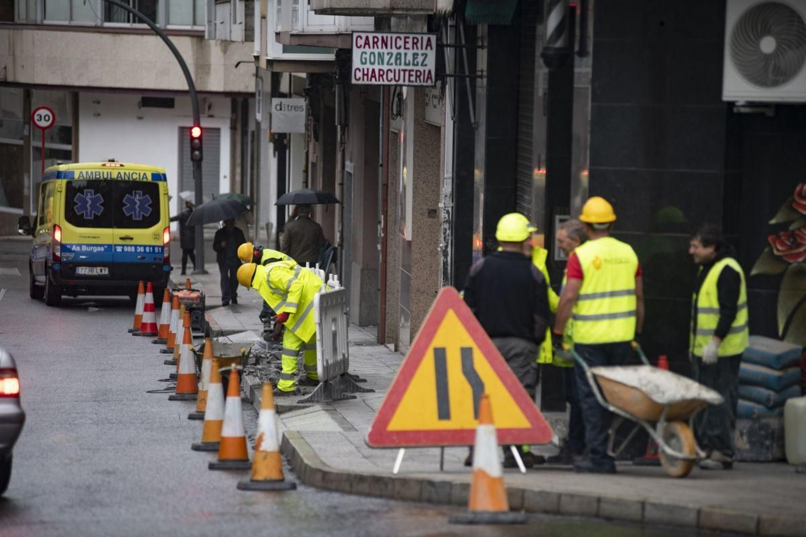 Inicio das obras en Pardo Bazán