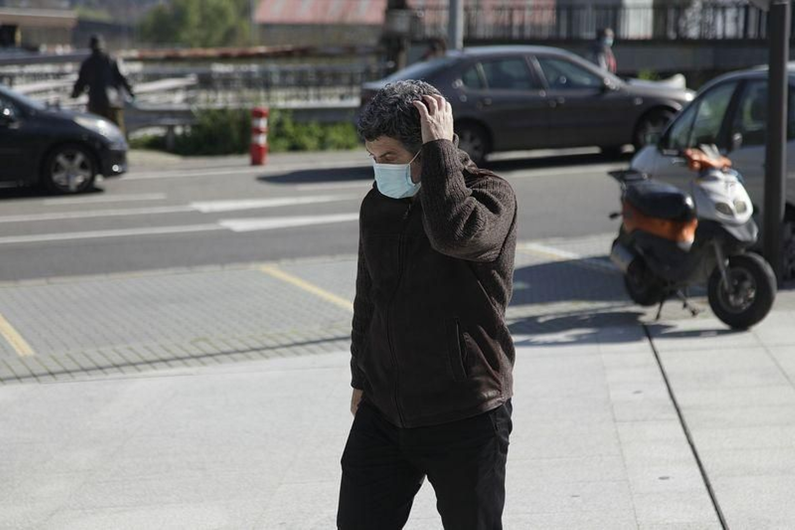 Ramón Dacosta, a su llegada a los juzgados. (FOTO: MIGUEL ÁNGEL)