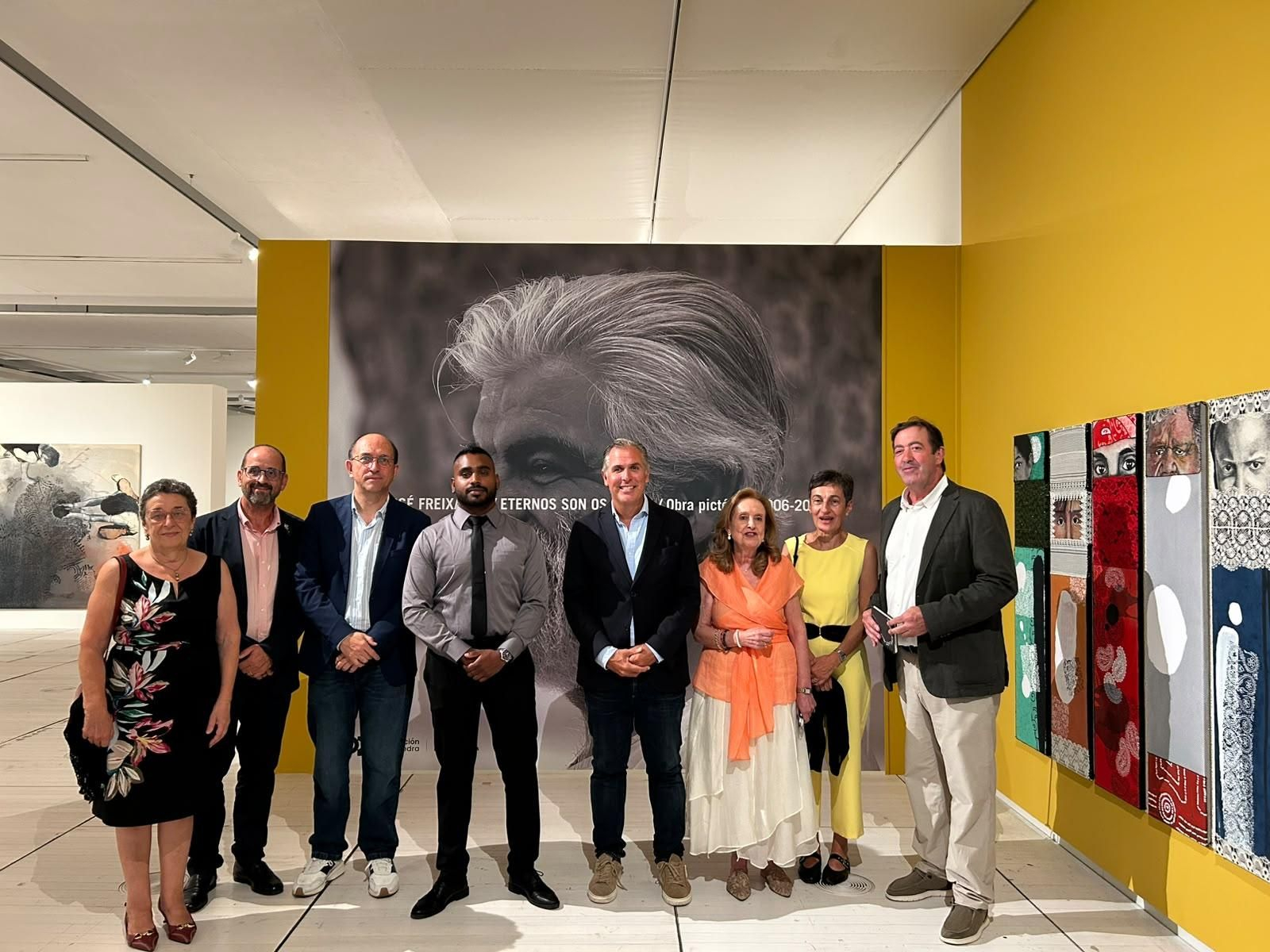 Inauguración de la exposición sobre José Freixanes.