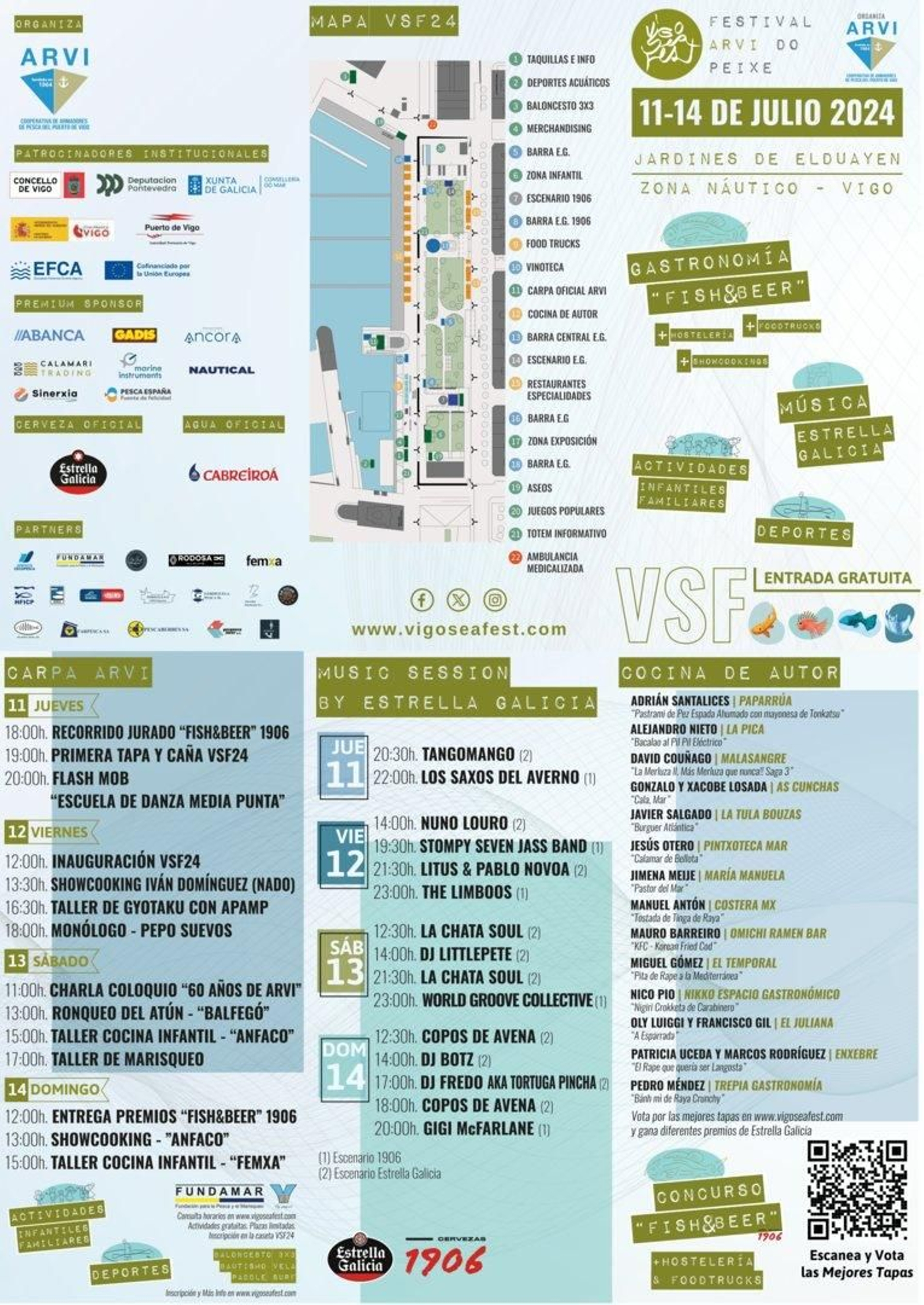 Programa del Vigo SeaFest.