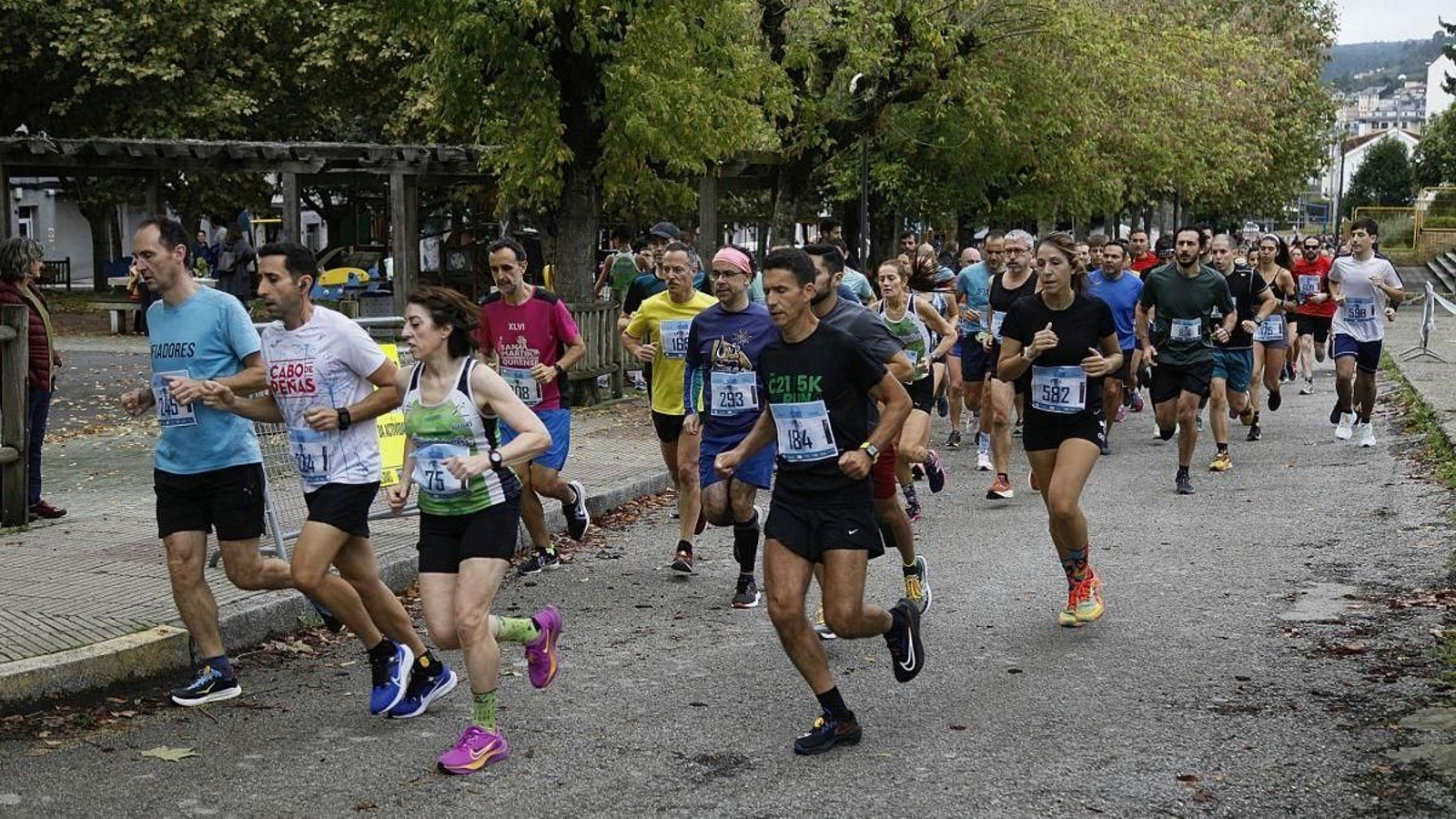 Los primeros metros de la Carreira de A Carballeira 2024.