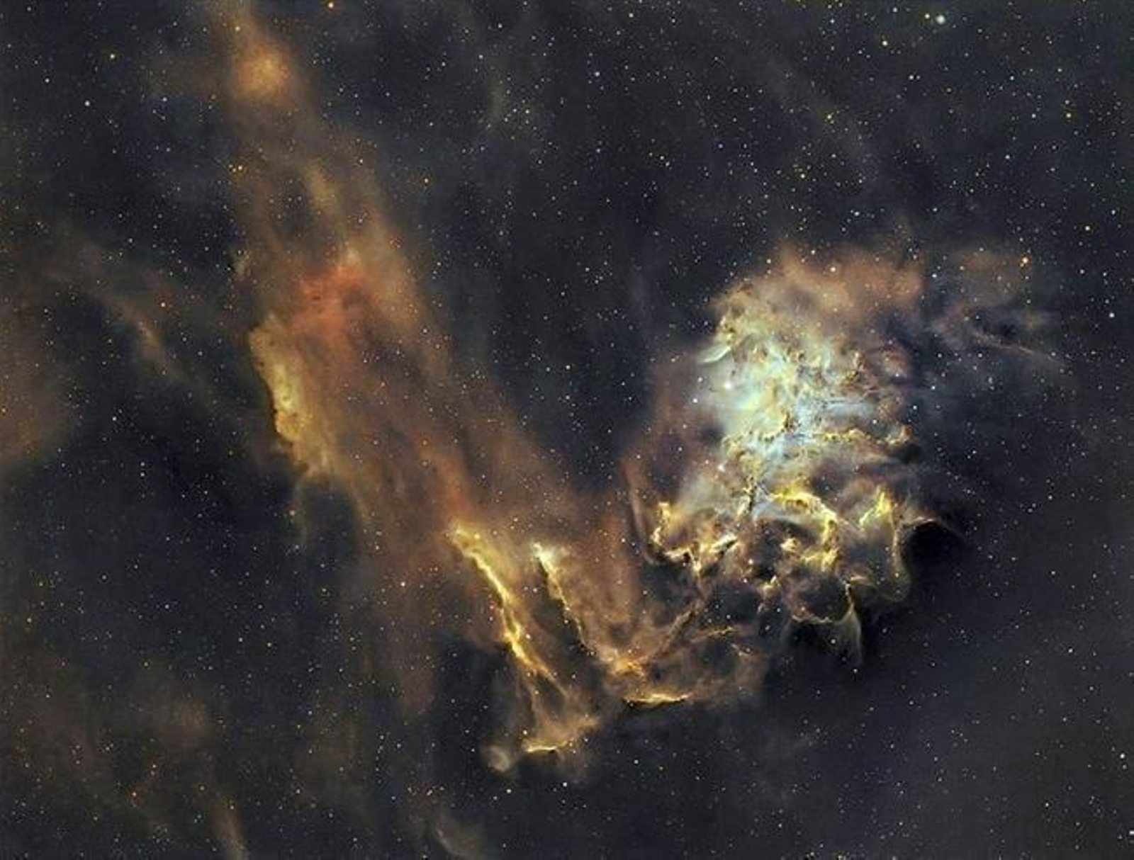 Esta es la fotografía premiada por la Nasa de nebulosa de la estrella AE .