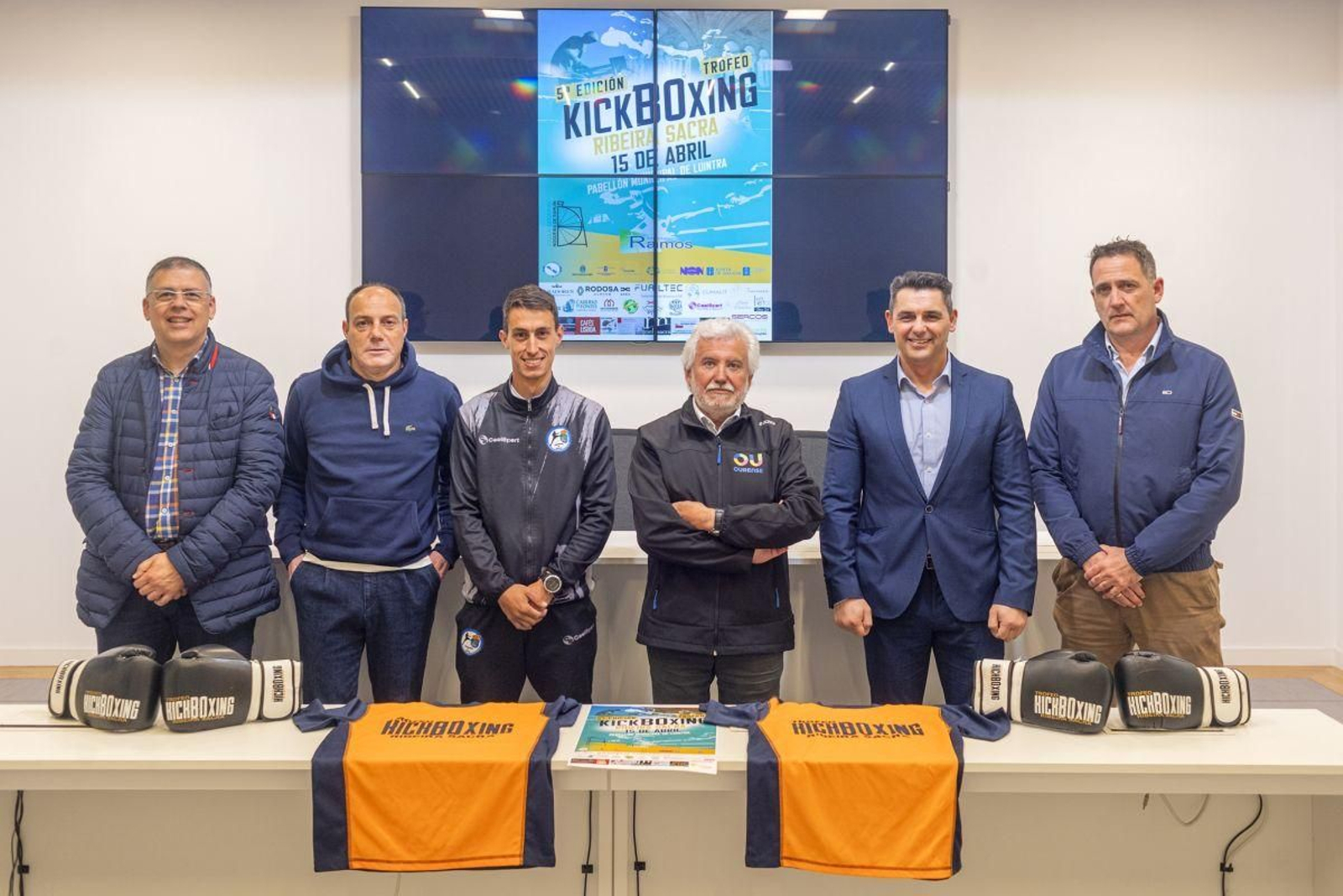 Bernardino González, Raúl Soto, Rubén Batán, Rosendo Fernández, Cipri Gomes y Manuel Pérez.