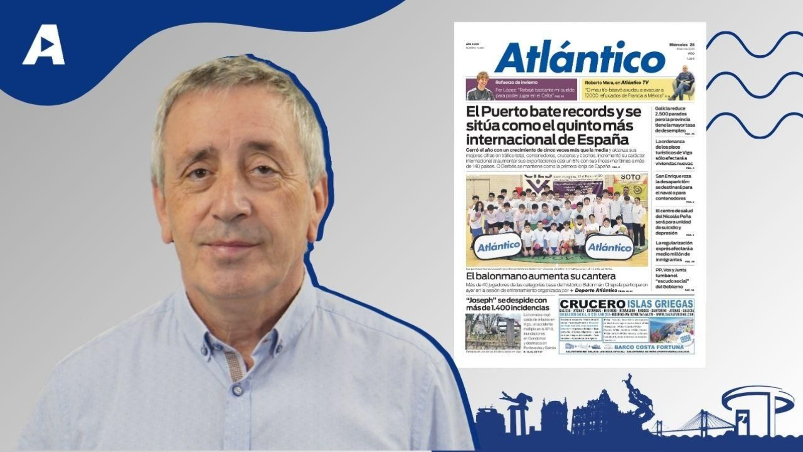 La portada de Atlántico del 28 de enero