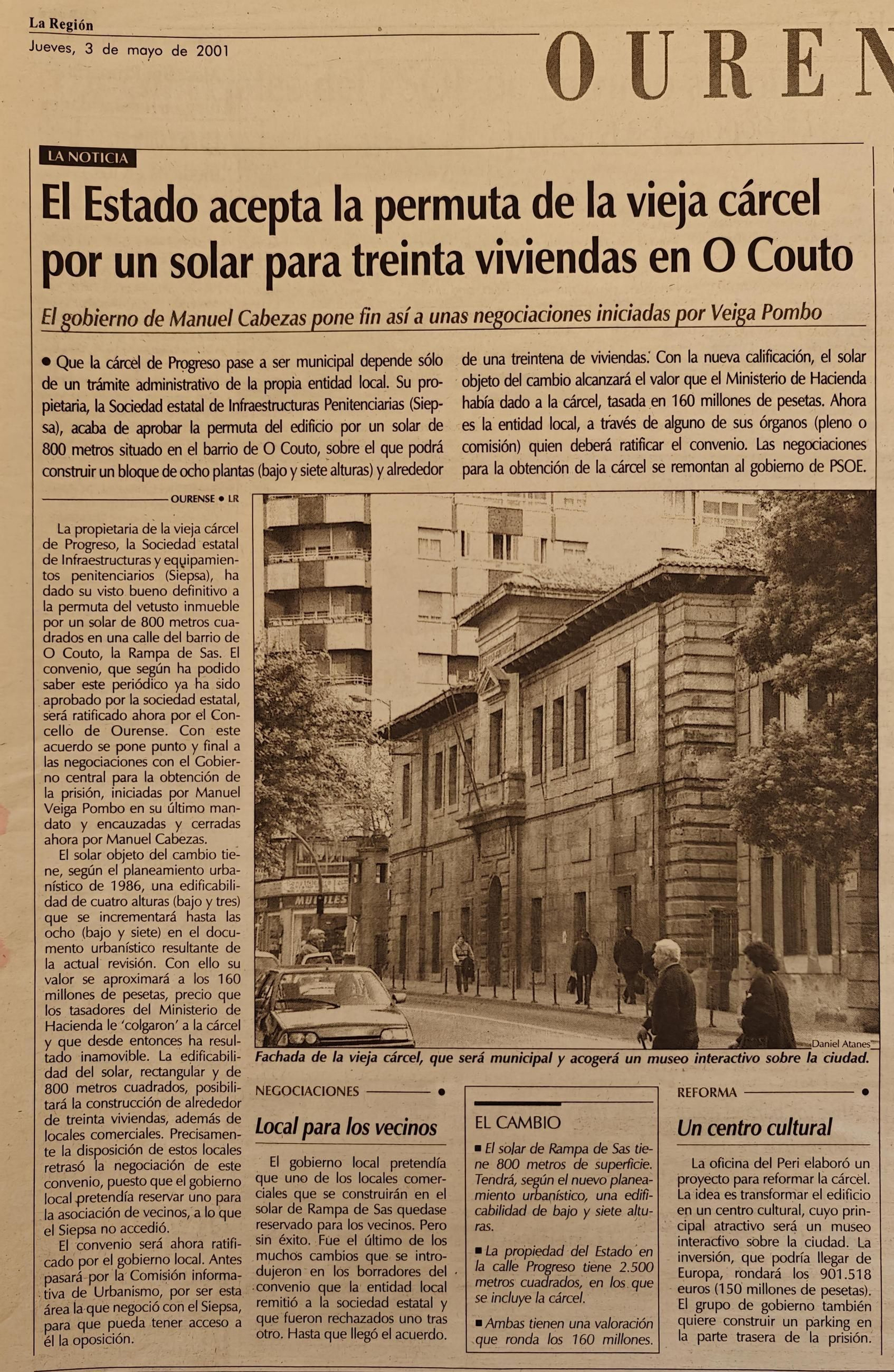 3 mayo de 2001.