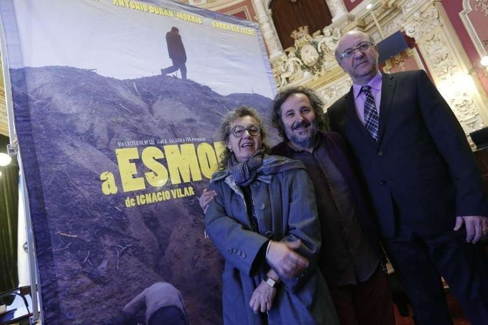 Ana Garrido, Ignacio Vilar y Agustín Fernández (XESÚS FARIÑAS)