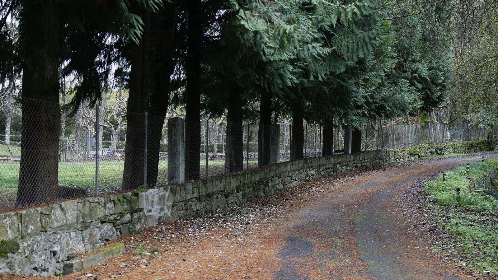 Sendero del Área recreativa de A Rañoa.