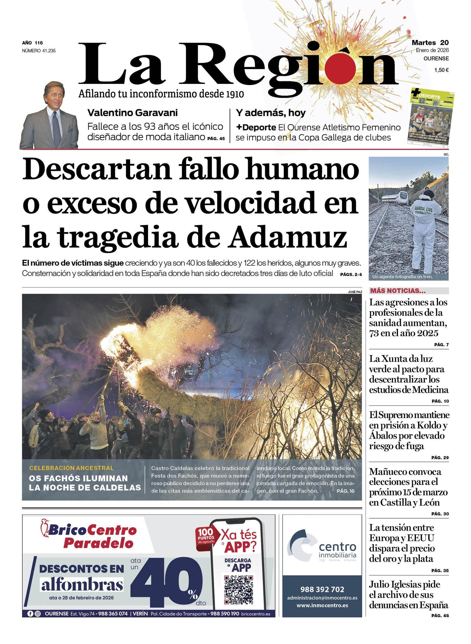 La portada de hoy