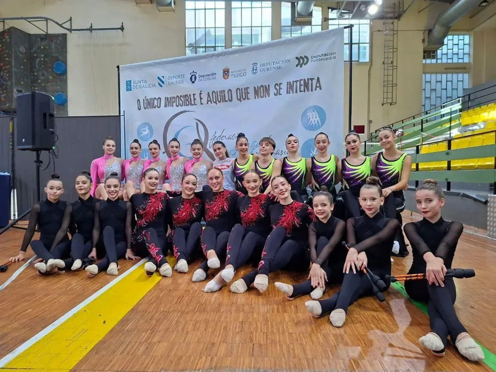 Las artistas del tapiz volvieron a brillar en el Campeonato Base de Gimnasia