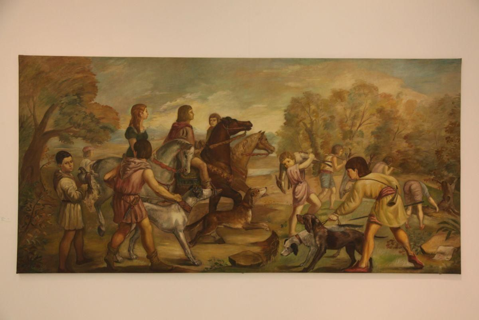 Prego es el autor de este mural del desaparecido Cine “Mary” en 1946. Desaparecieron al destruirse el cine.