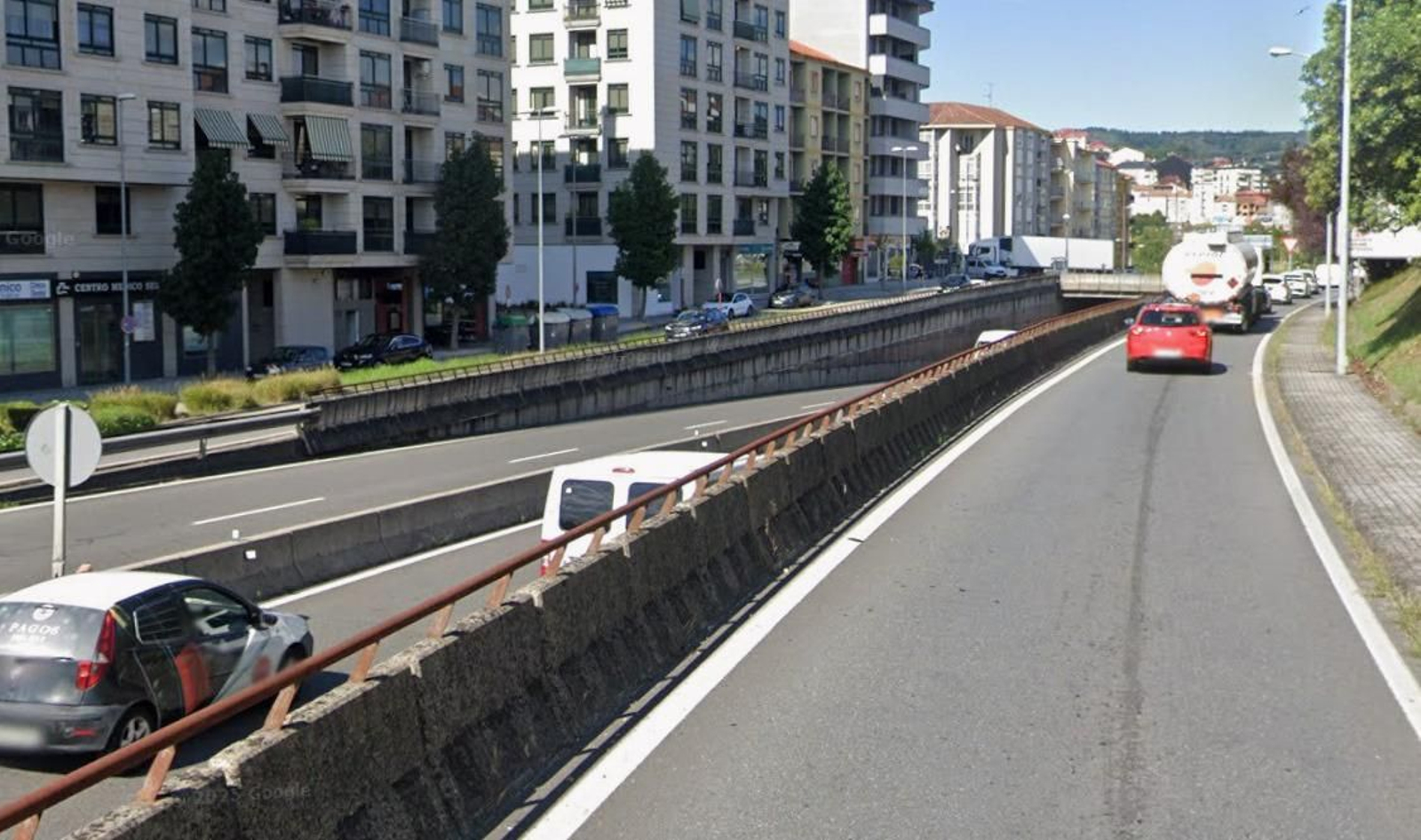 Ubicación aproximada del accidente de tráfico