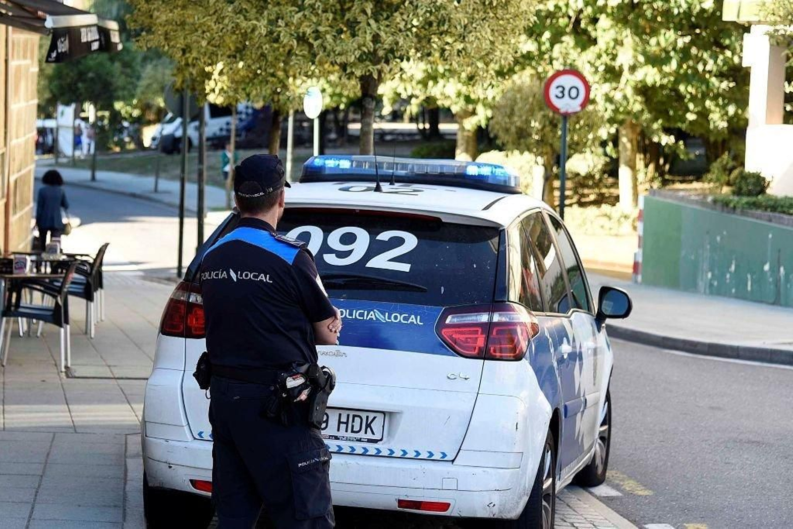 La Policía controló que todo transcurriera con normalidad.