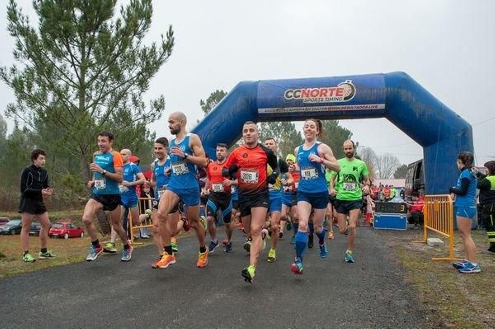 Ni un segundo que perder en la salida de la prueba absoluta que se disputó en un recorrido de 7 kilómetros y 400 metros.