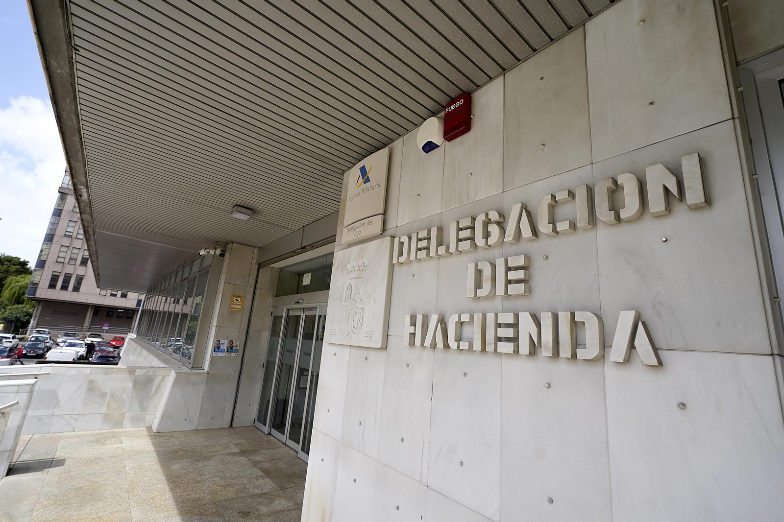 La delegación viguesa de la Agencia Tributaria, en la calle Lalín.