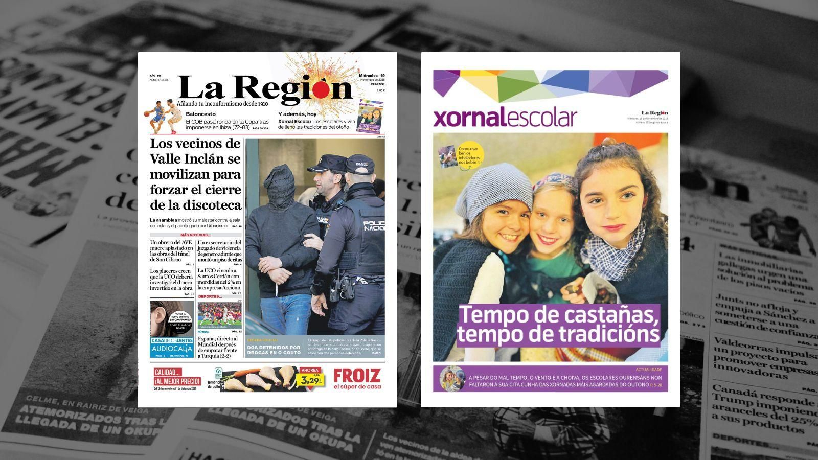 La portada de La Región