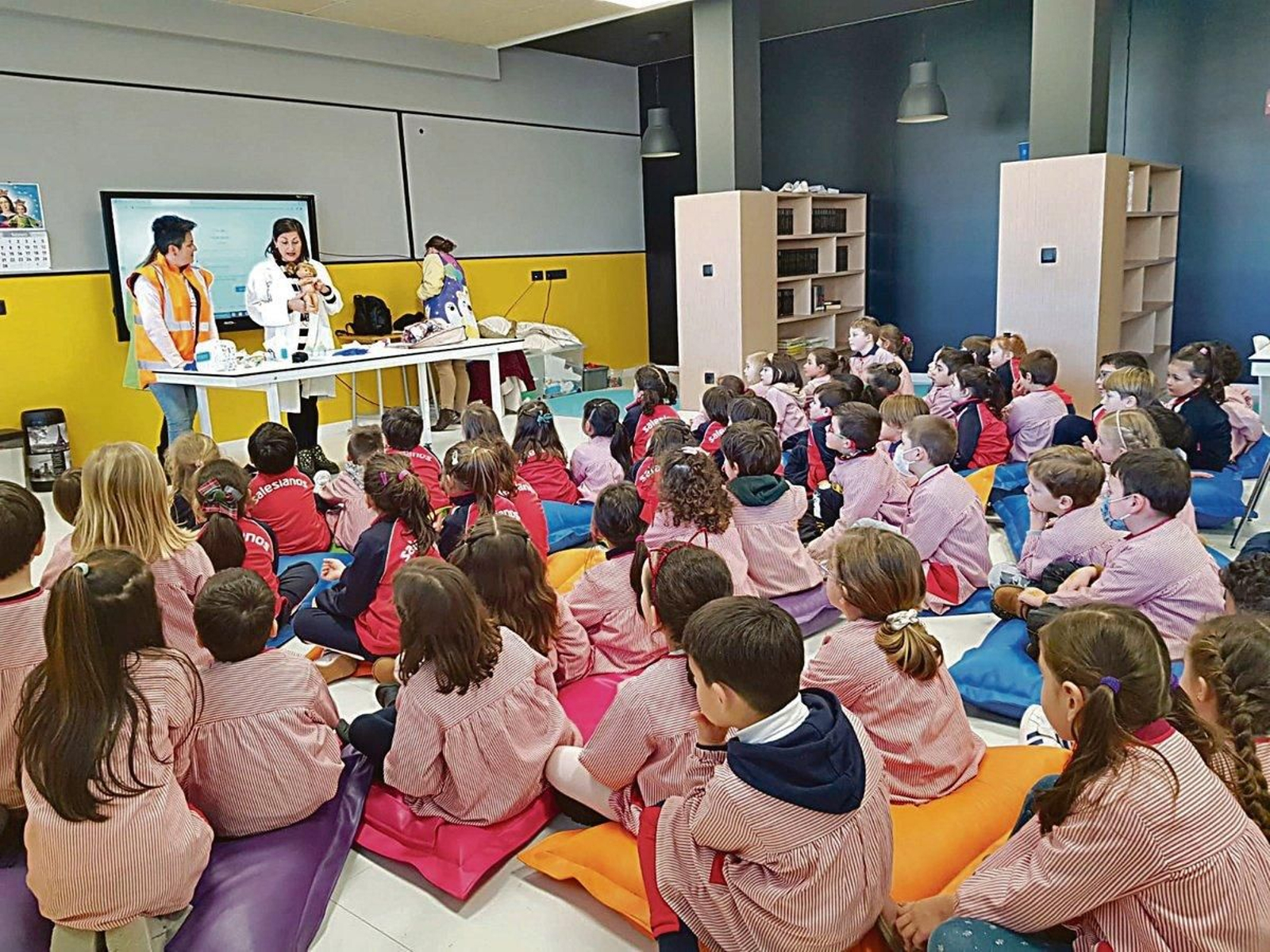 En la actividad participaron alumnos de Infantil y Primaria.