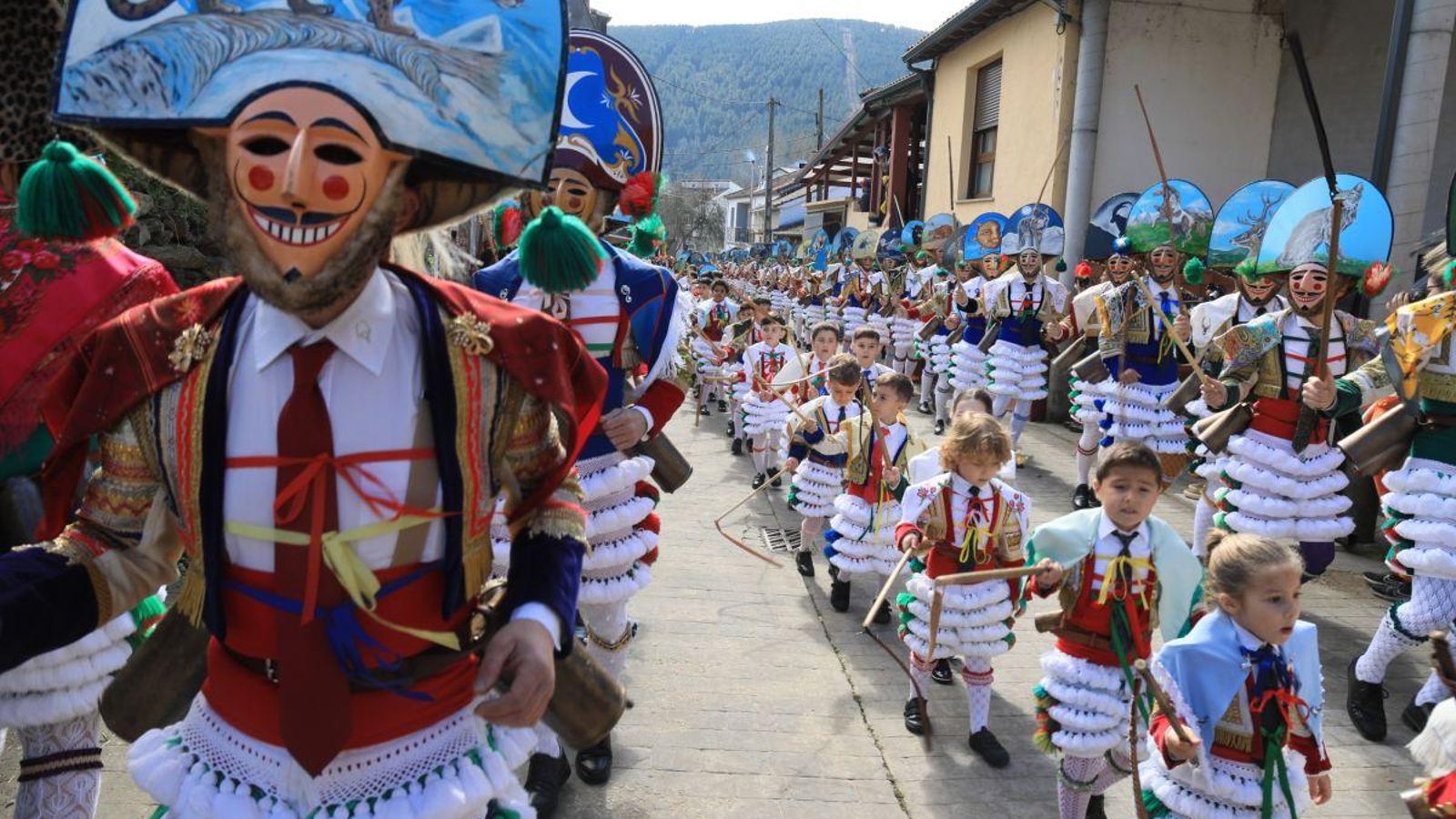Domingo de Estrea do Entroido de Laza, este 2025.