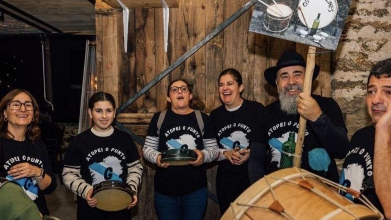 Bar O Callejón durante una de las foliadas celebrada en el último año.