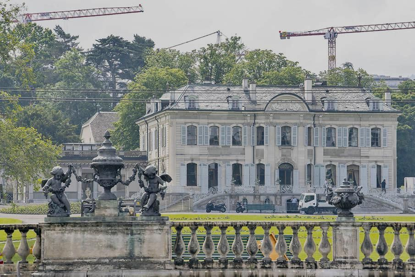 El edificio “Villa La Grange”, en Ginebra, sede del encuentro entre Biden y Putin.