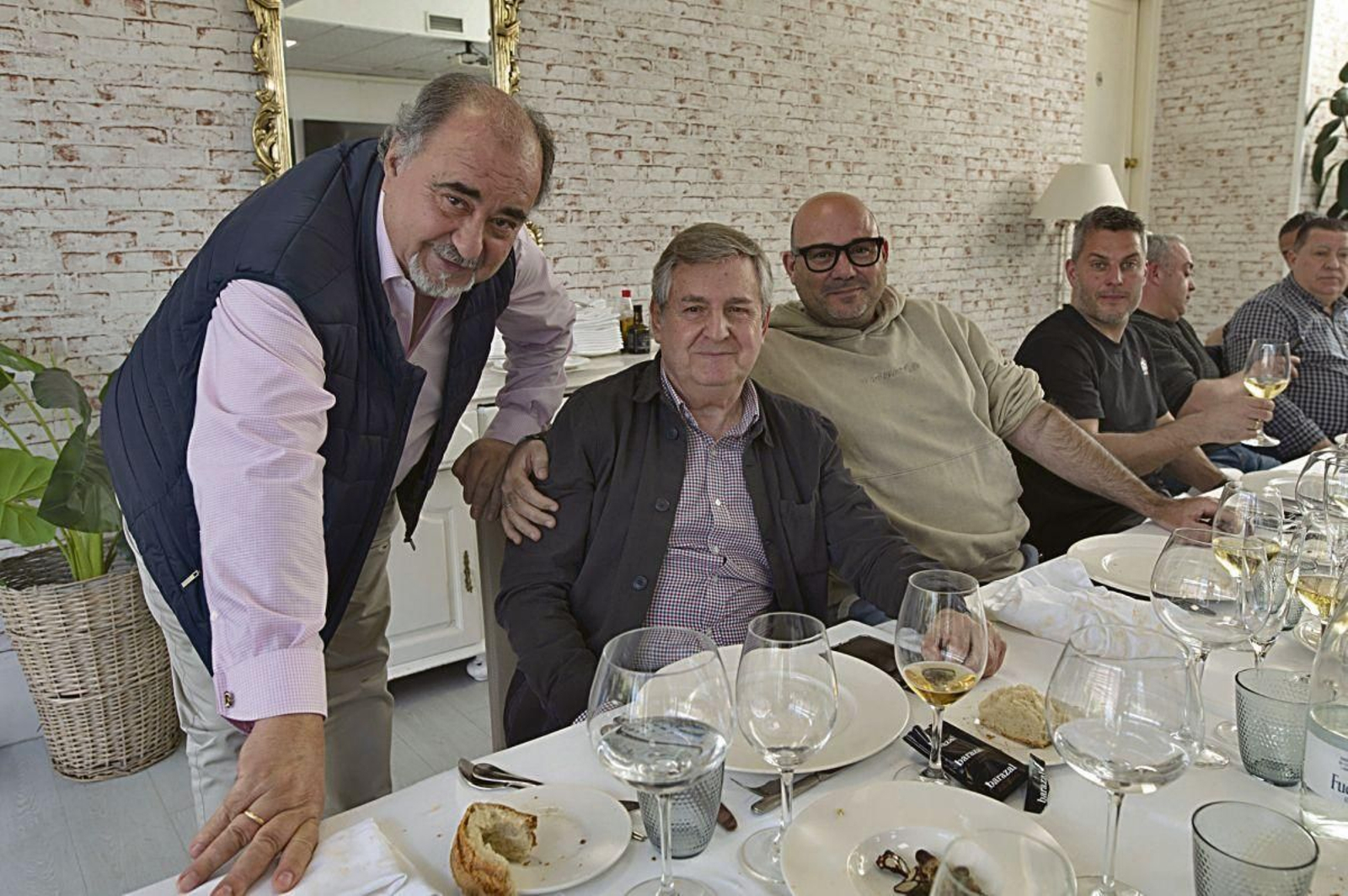 Pepe, José Manuel, Jano y Javito.