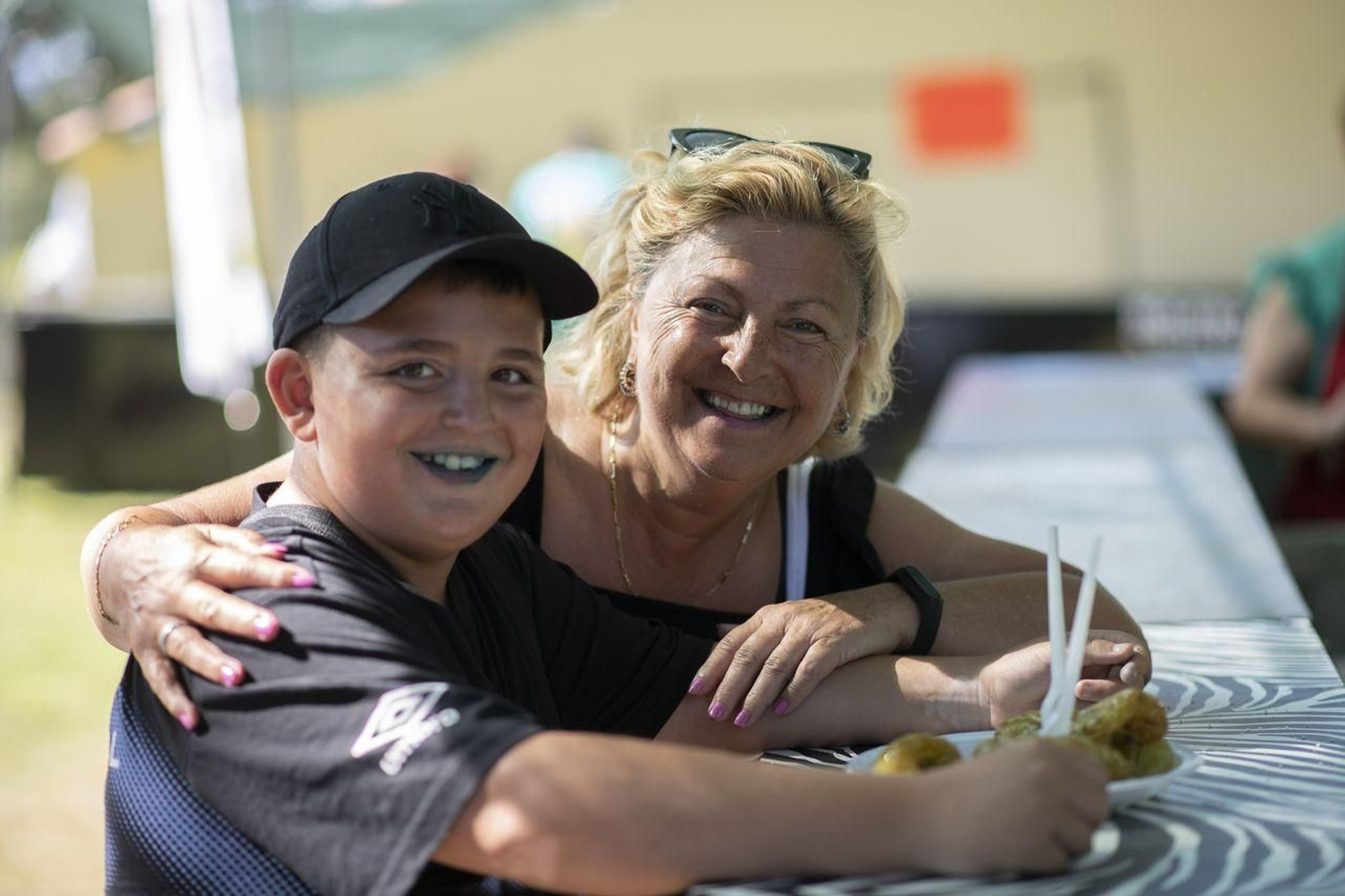 La sonrisa de Oier y Petri.