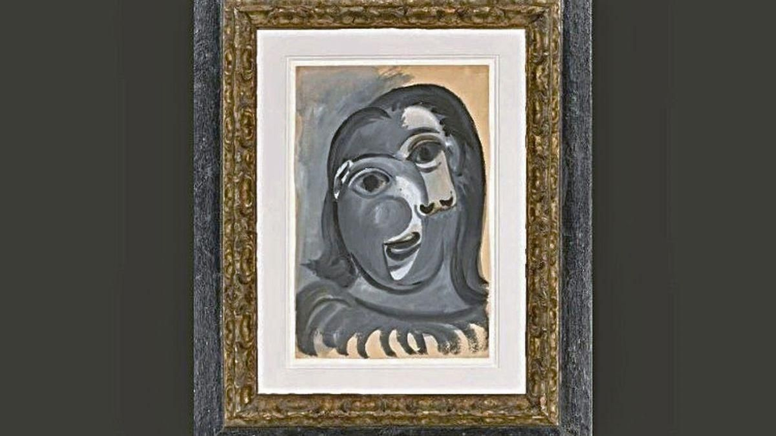 El cuadro, “Cabeza de mujer”.