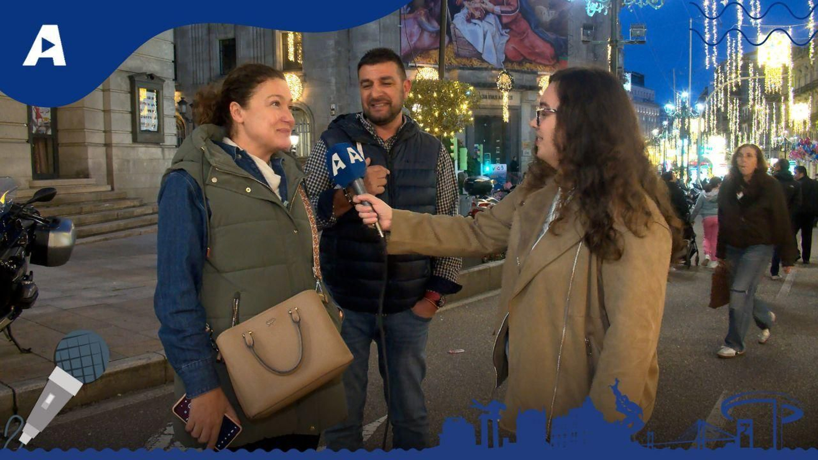 ¿Qué opinan vigueses y turistas de las luces de Navidad de Vigo?