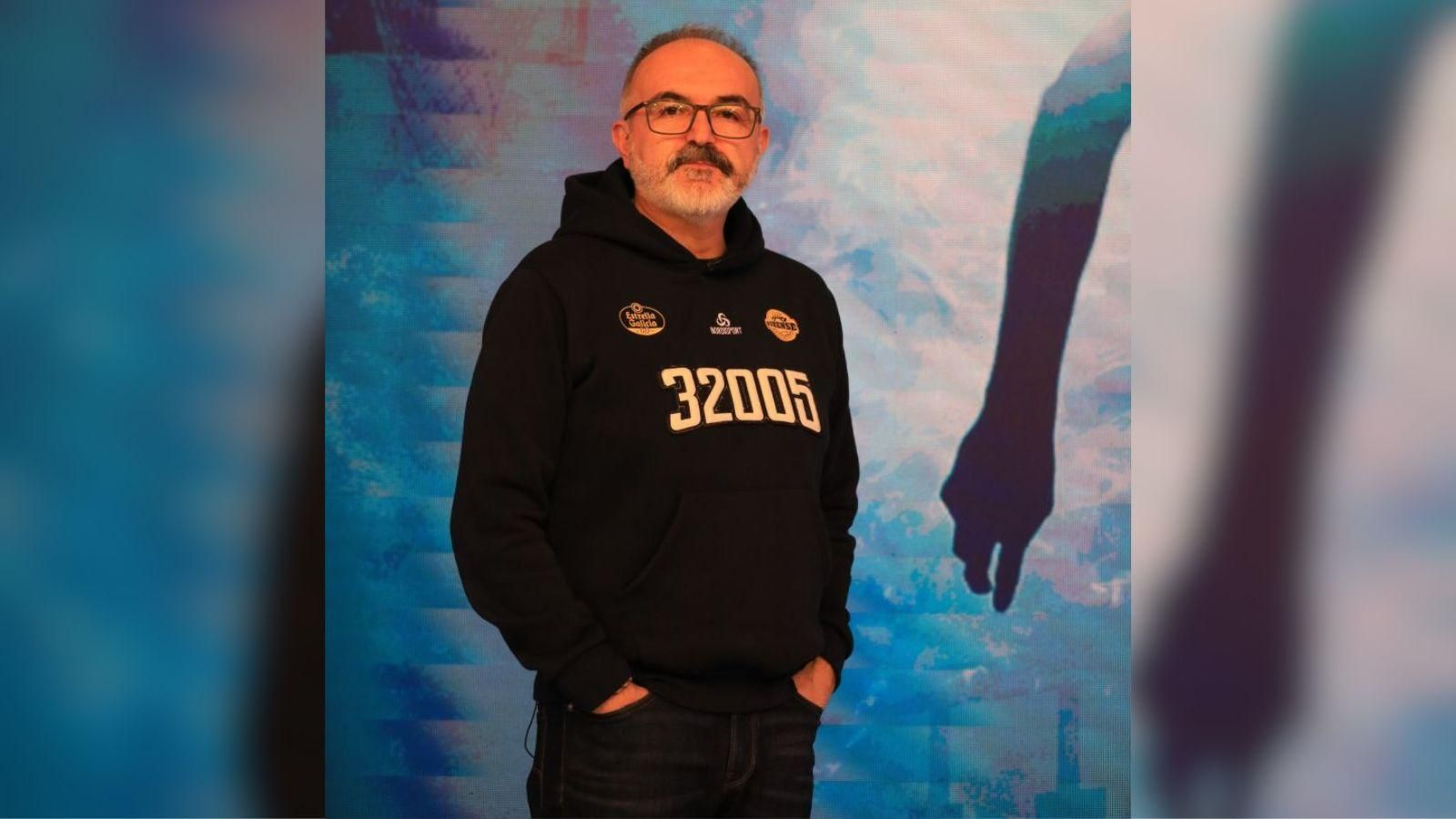 Moncho López, en Telemiño para el programa Zona COB.