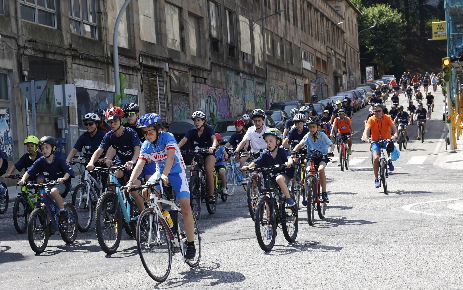 Galería | El ciclismo toma Vigo con la primera edición del Día de la Bici de Atlántico