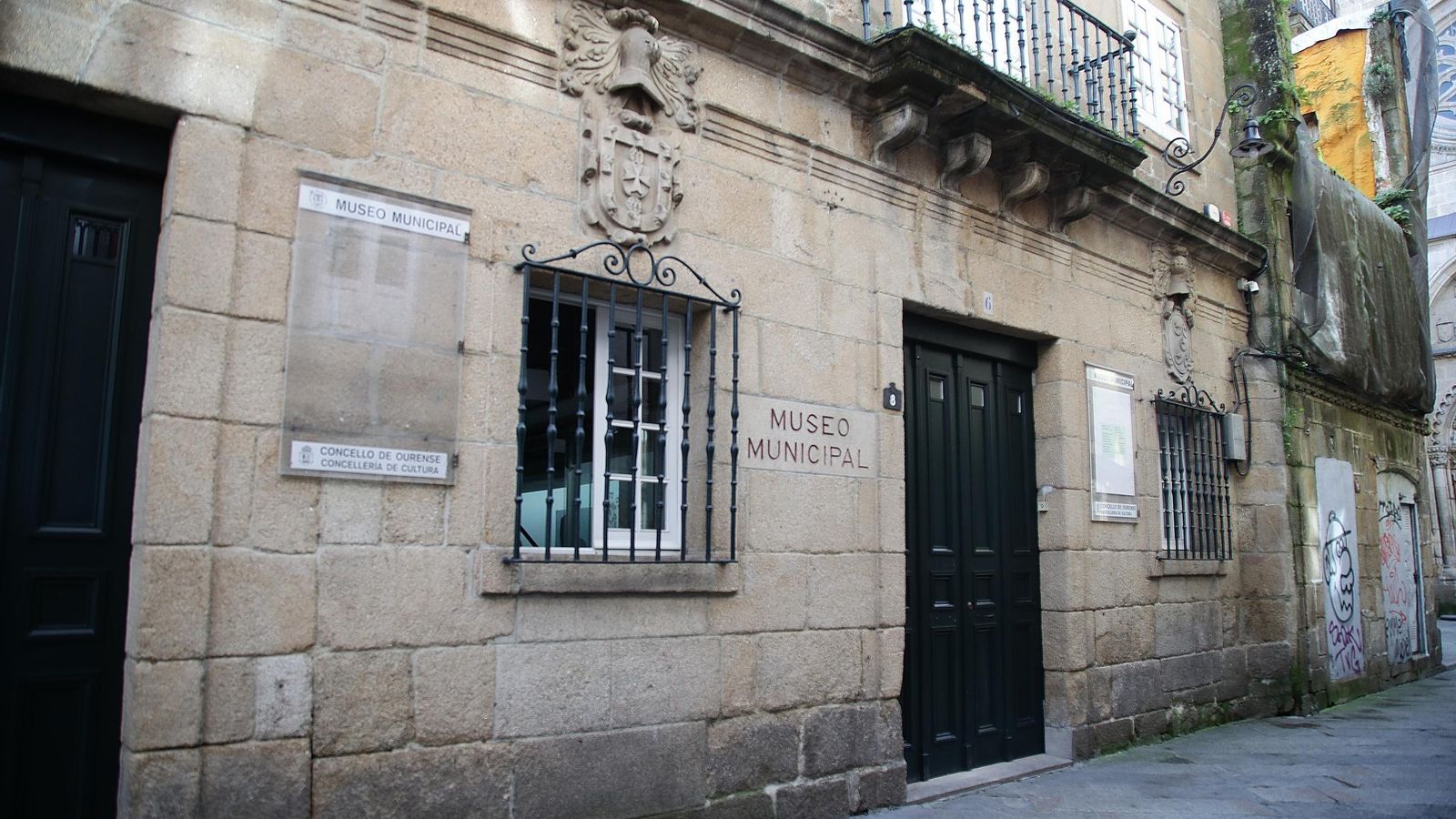 El museo municipal de Ourense, cerrado desde 2021.