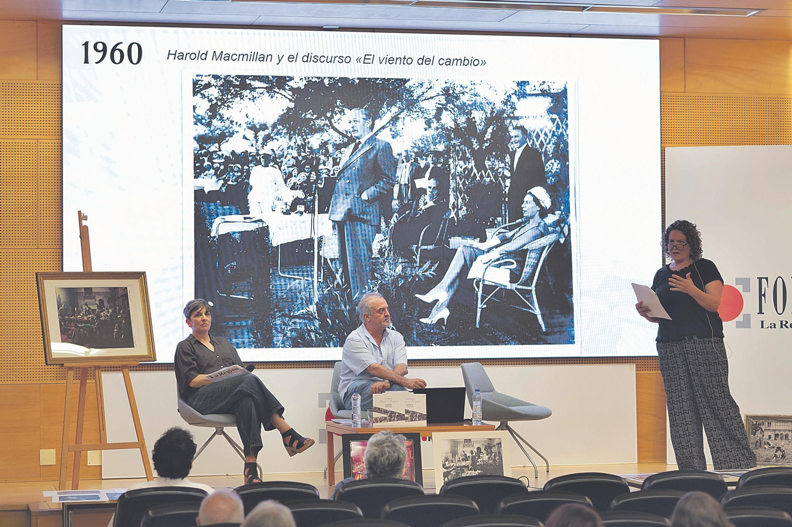 Justine Joseph durante el Foro La Región