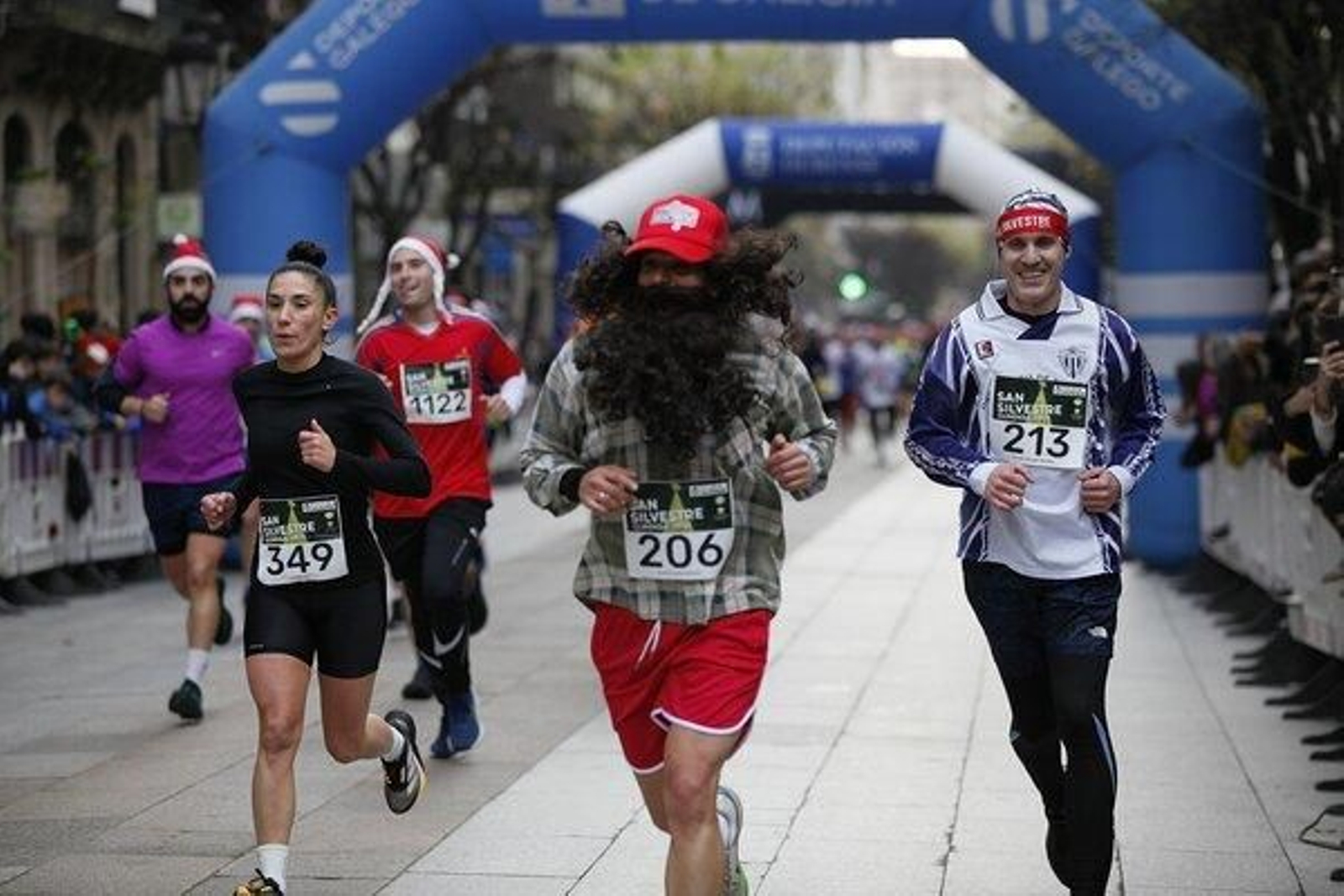 El público animó a los corredores a lo largo de todo el recorrido.