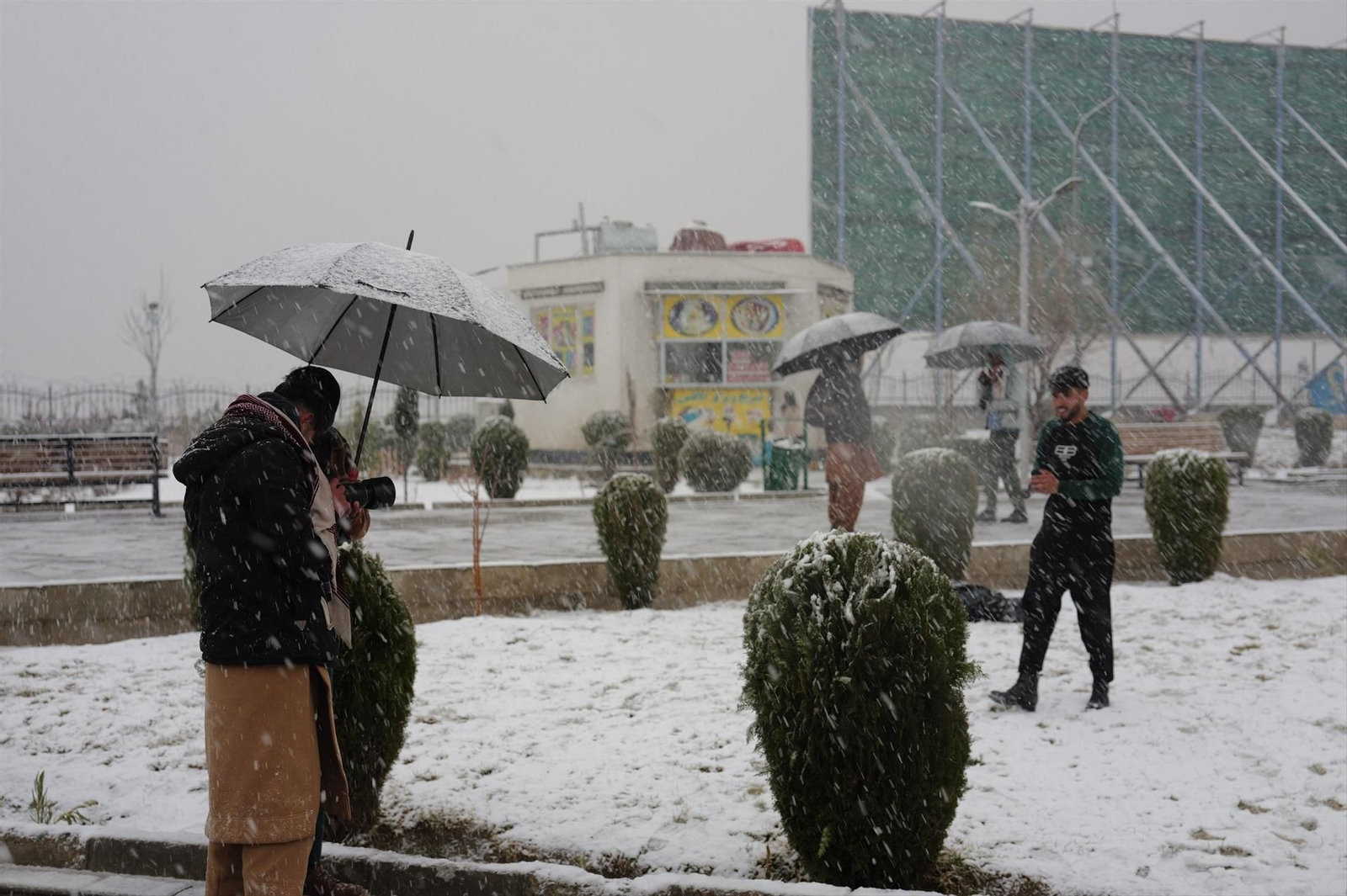 Temporal de nieve en Afganistán