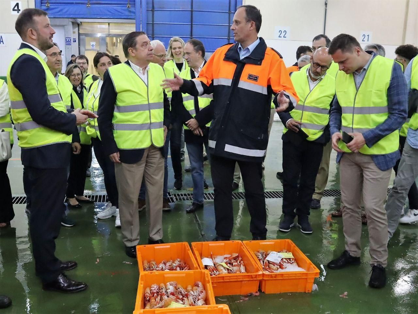 Segundo día de la Cumbre de la Pesca de la UE en Vigo. // J.V. Landín