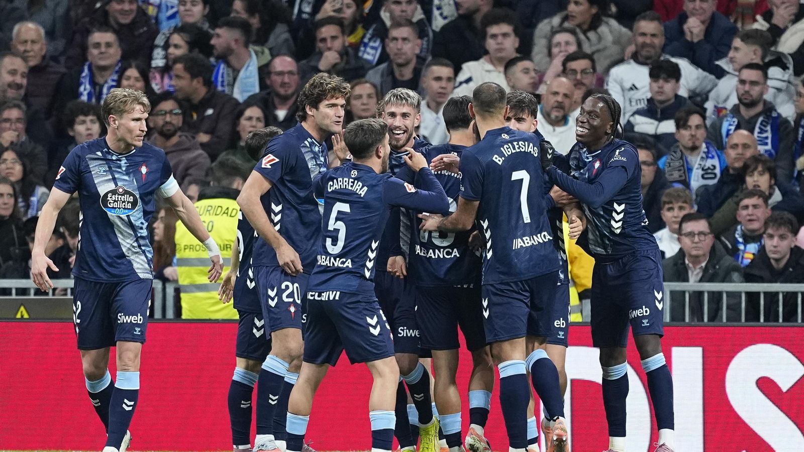 Galería | El Celta regresa al Santiago Bernabéu