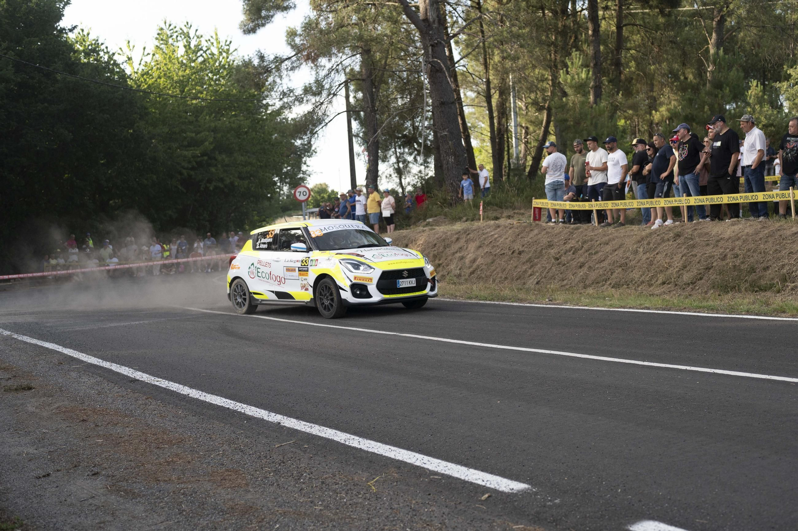 Galería | El tramo San Amaro-Cenlle estuvo lleno de velocidad en el Rally de Ourense, en fotos