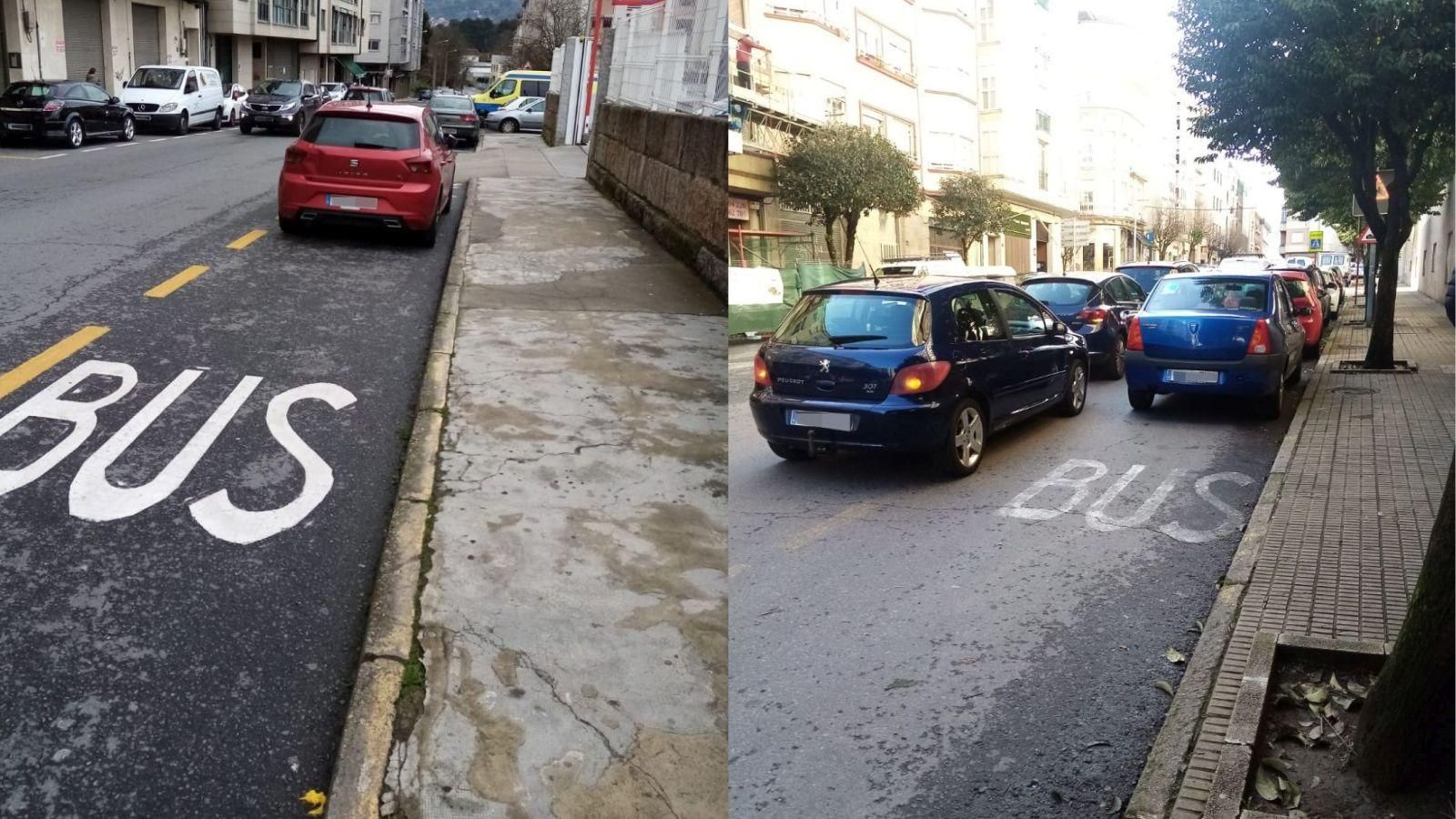 Paradas de autobús ocupadas