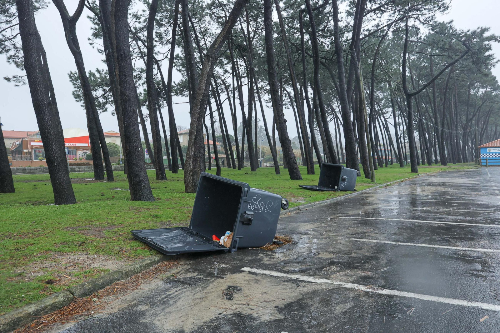 GALERÍA | Los estragos de la borrasca Herminia en Vigo