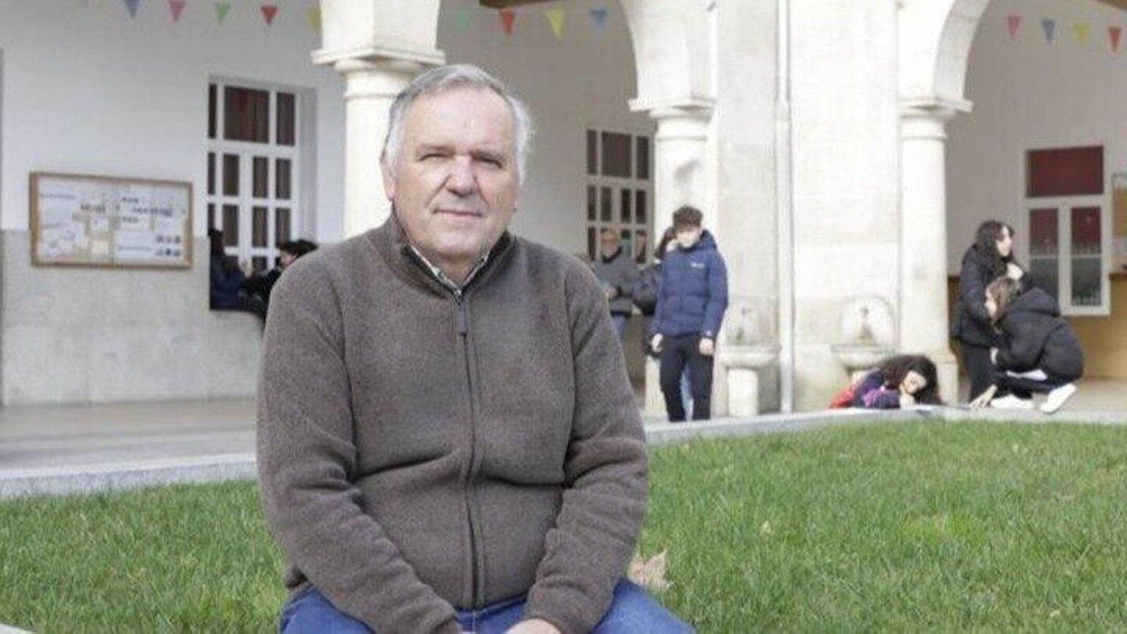 Serafín Suárez en el Colegio Salesianos.