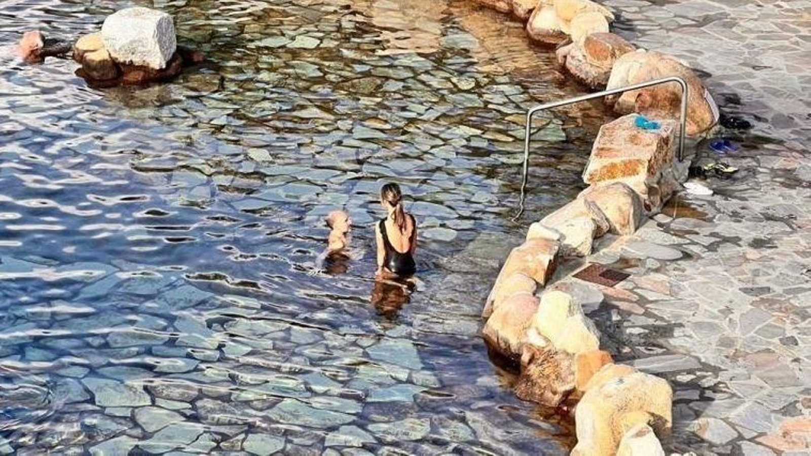 Jacome disfruta de las termas