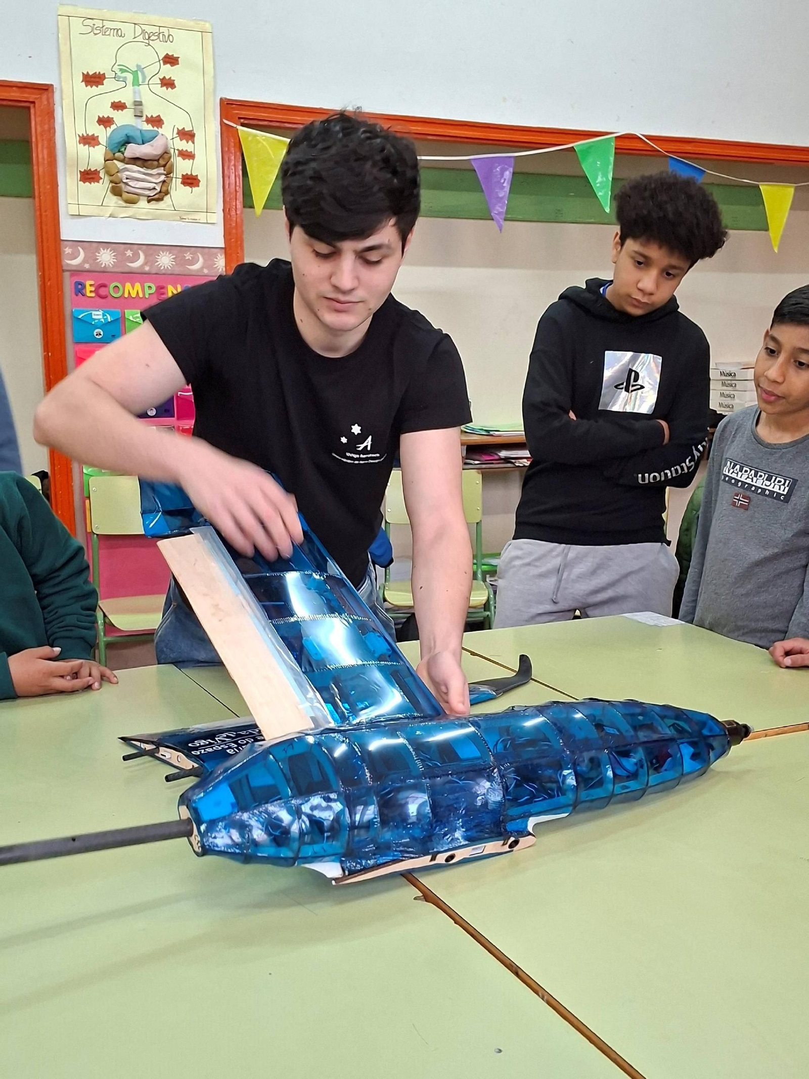 Unha clase de innovación no Cardenal Cisneros