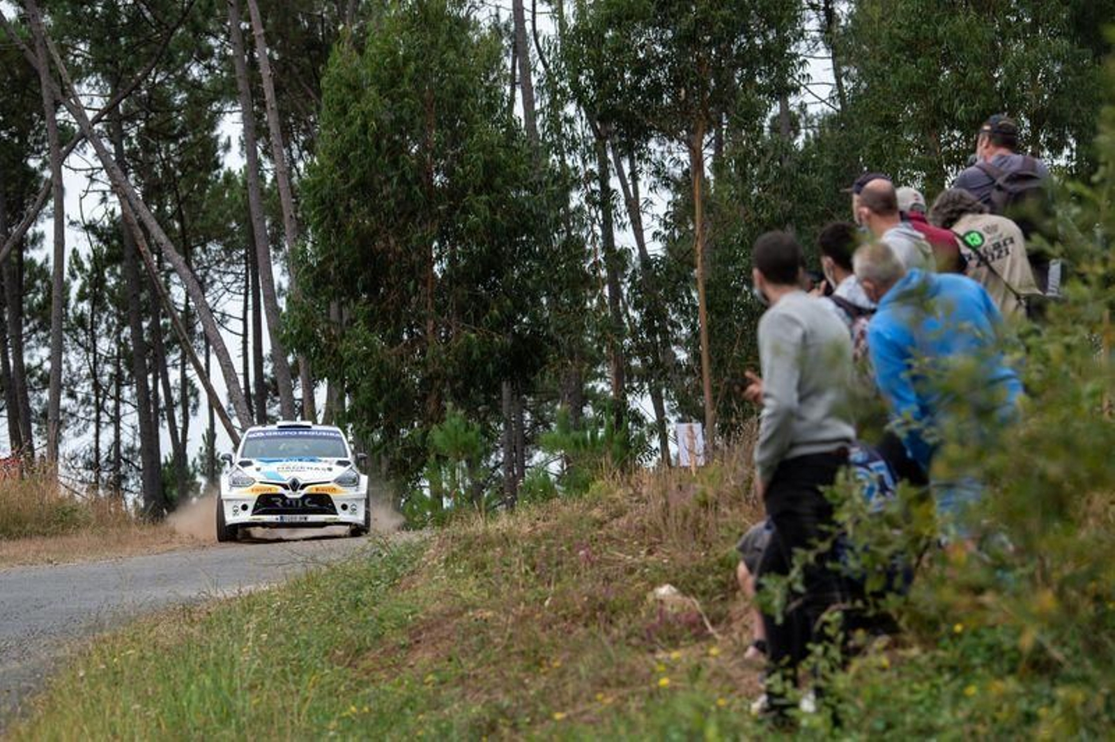 Sesión matinal de la segunda jornada del Rally do Lacón (ÓSCAR PINAL)