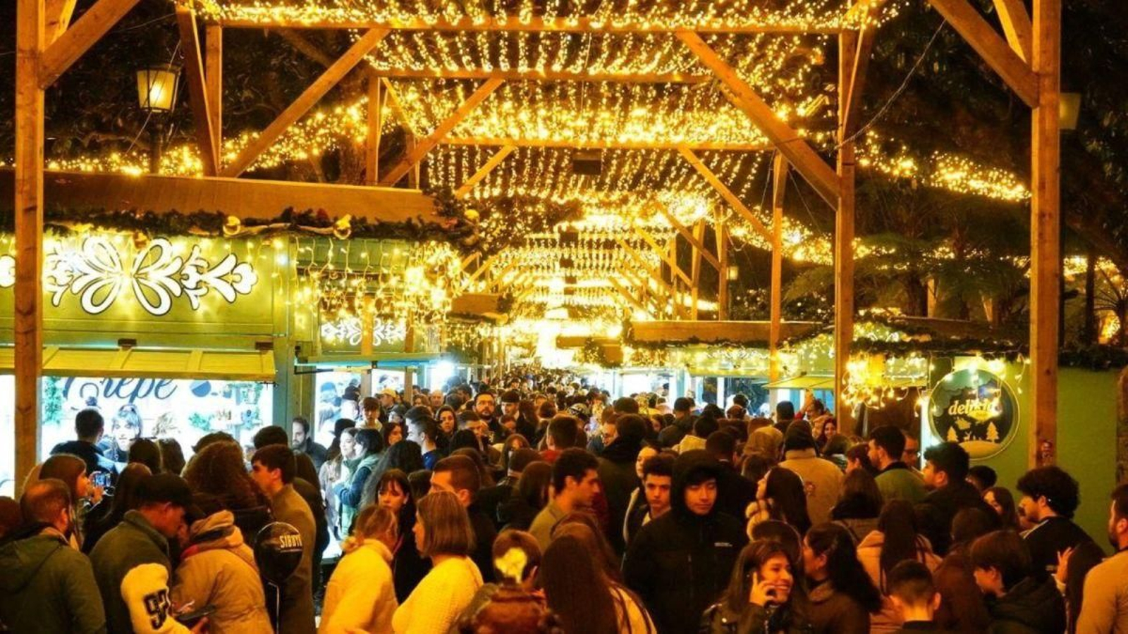 El Cíes Market durante su celebración en la Alameda.