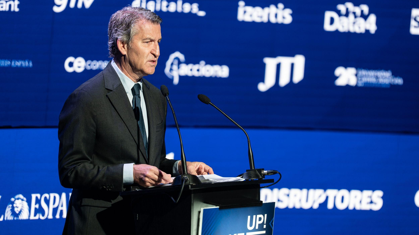 El presidente del PP, Alberto Núñez Feijóo.