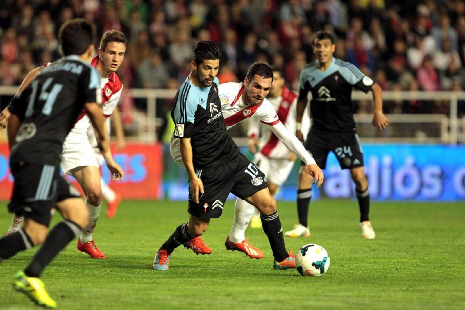 Manuel Agudo 'Nolito' es el único jugador del Celta que ha visto puerta en las siete últimas jornadas.