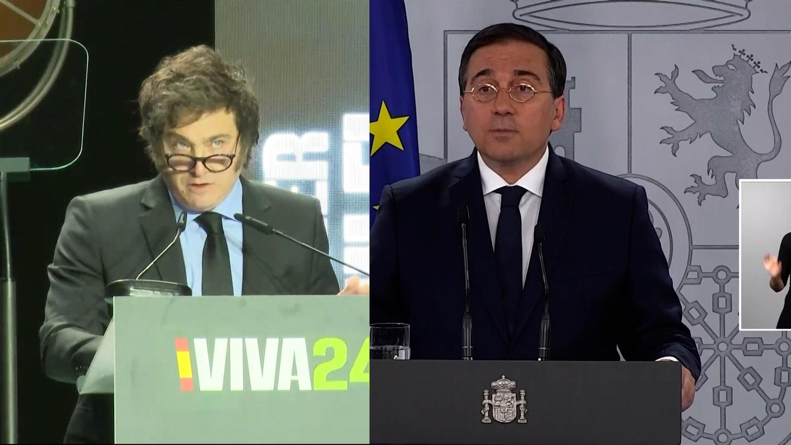 Las palabras de Milei en España desatan una crisis diplomática con Argentina